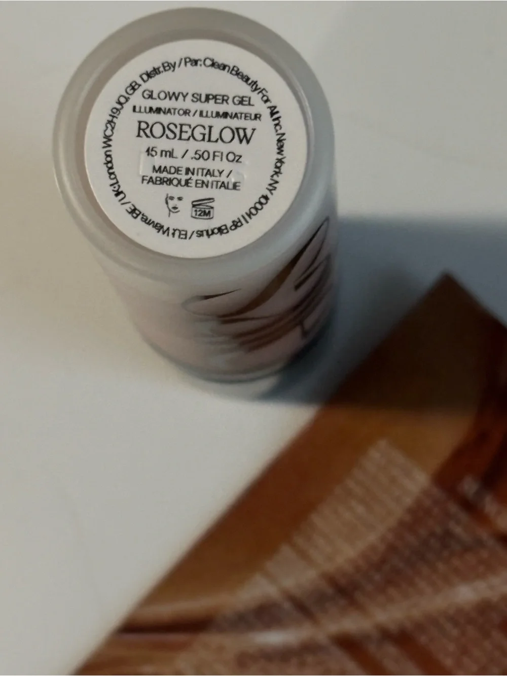 NEW Saie Illuminator Roseglow .5oz + Glowy Super Gel Sample